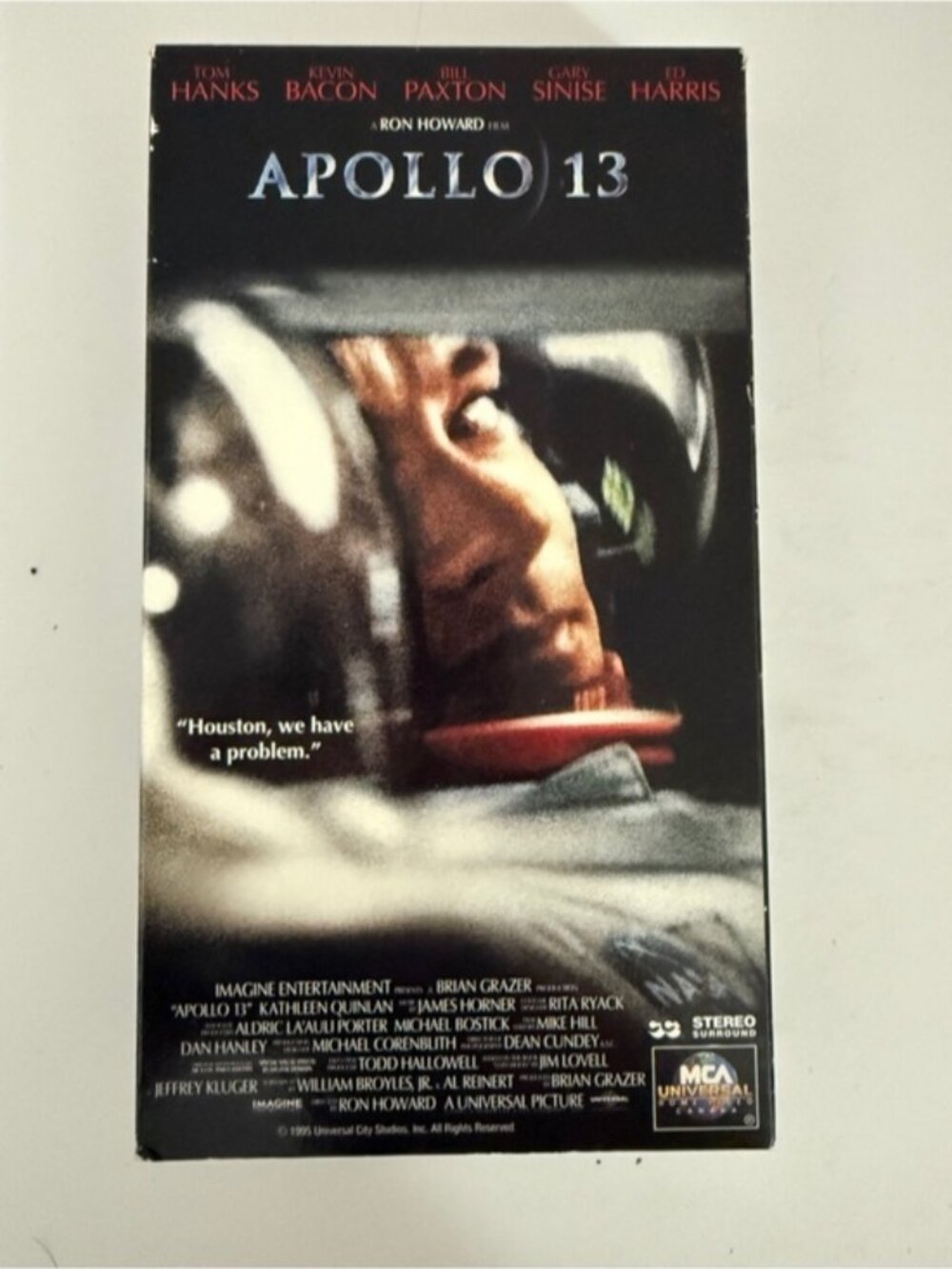 Apollo 13 VHS Tom Hanks Kevin Bacon Space Drama Movie